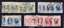 O NORVEGE - O - N°32 X8, 33/34 X9 - Ens. TB - Used Stamps