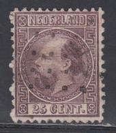 O PAYS-BAS - O - N°11 - 25c Violet - TB - Covers & Documents