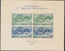 **/* POLOGNE - **/* - BF N°5, 5a - Dentelé Et N. Dentelé - TB - Unused Stamps