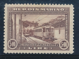 * SAINT MARIN - * - N°167 - TRAIN - TB - Unused Stamps