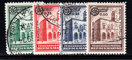 O SAINT MARIN - O - N°180/83 - TB - Unused Stamps