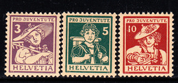 ** SUISSE - ** - N°151/53 - TB - Unused Stamps