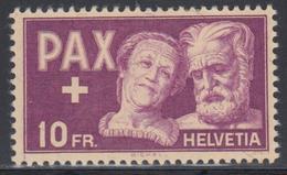 * SUISSE - * - N°417 - 10F PAX - TB - Unused Stamps