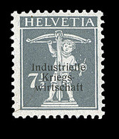 ** SUISSE - TIMBRES DE SERVICE - ** - N°3 - 7½ Gris - Signé - TB - Officials