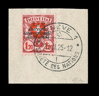 F SUISSE - TIMBRES DE SERVICE - F - N°73a - Variété "HFLVETIA" - Signé Calves - TB - Officials