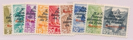 (*) SUISSE - TIMBRES DE SERVICE - (*) - N°105/13 - 9 Val - Surch. SPECIMEN - TB - Dienstmarken