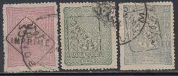 O TURQUIE - TIMBRES JOURNAUX - O - N°7/9 - TB - Timbres Pour Journaux