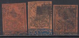 O TURQUIE - TIMBRES TAXE - O - N°1a, 2a, 4a -TB - Timbres-taxe