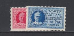 ** VATICAN - TIMBRES EXPRES - ** - N°1/2 - 2l Et 2,50l - TB - Eilsendung (Eilpost)