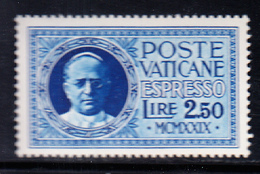 ** VATICAN - TIMBRES EXPRES - ** - N°2 - 2,50 L Bleu - TB - Exprès