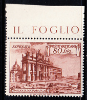 ** VATICAN - TIMBRES EXPRES - ** - N°12 - BDF - TB - Exprès