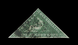 O CAP DE BONNE ESPERANCE - O - N°6 - 1$ Vert - Signé Pavoille -TB - Cap De Bonne Espérance (1853-1904)