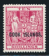 ** ILES COOK - ** - N°50 - 10 Shillings - TB - Cookeilanden