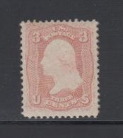 * ETATS-UNIS  - * - N°19 - 3c Rose - Comme ** - TB - Unused Stamps