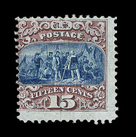 * ETATS-UNIS  - * - N°35a - 15c Brun Rouge Et Bleu - Type II - Décentré Sinon TB - Unused Stamps