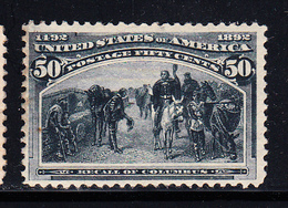 * ETATS-UNIS  - * - N°91 - 50c Ardoise - B/TB - Unused Stamps