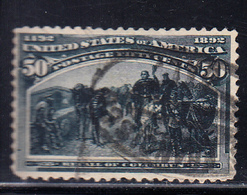 O ETATS-UNIS  - O - N°91 - 50c Bleu Noir - Bon Centrage - TB - Unused Stamps