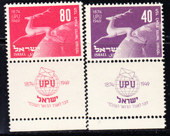 ** ISRAEL - ** - N°27/28 - Avec Tabs - TB - Andere & Zonder Classificatie