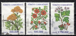 TR+ Türkei 2001 Mi 3273 3275-76 Heilpflanzen - Gebraucht