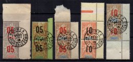 NCE - Surchargés De 1912 Oblitérés En Paire TTB - Used Stamps