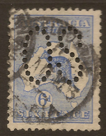 AUSTRALIA 1913 6d Large OS SG O8 U #ATO16 - Dienstmarken