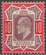 GB 1902 10d KEVII SG 256 HM #ARP124 - Unused Stamps