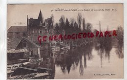 77- MORET SUR LOING- LE LOING EN AMONT DU PONT- EDITEUR COFFIN - Moret Sur Loing