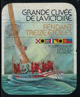 Rare // Etiquette De Vin // Bateau à Voiles // Fendant, Grande Cuvée De La Victoire - Bateaux à Voile & Voiliers