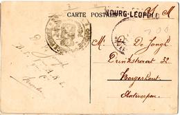 CP De Camp De Beverloo Chazal (date Illisible) Pour Anvers Antwerpen Bourg Léopold SM Correspondance Privée - Armée Belge