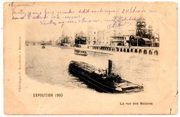 13. Marseille. Exposition 1900. La Rue Des Nations - Weltausstellung Elektrizität 1908 U.a.