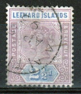 Leeward Islands 1890 Queen Victoria  2½d Dull Mauve And Blue Single Definitive Stamp. - Leeward  Islands
