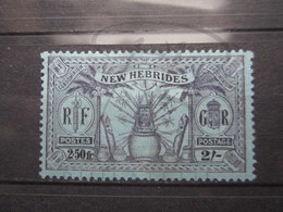 VEND BEAU TIMBRE DES NOUVELLES-HEBRIDES N° 98 , (X) !!! - Ongebruikt