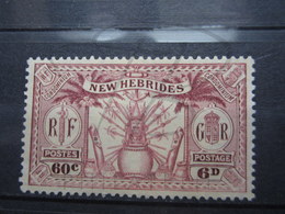 VEND BEAU TIMBRE DES NOUVELLES-HEBRIDES N° 96 , (X) !!! - Neufs