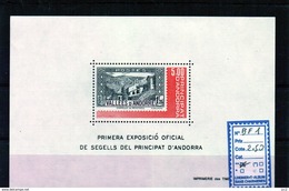 ANDORRE - BF. N° 1 - Blocks & Sheetlets