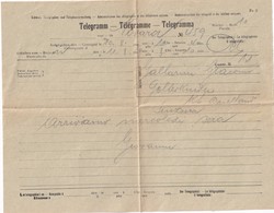 SUISSE 1910 TELEGRAMME DE NOVARA - Telegrafo
