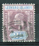 Leeward Islands 1905 Edward VII  2½d Dull Purple And Ultramarine Single Definitive Stamp. - Leeward  Islands