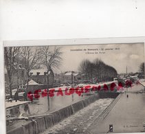 77- NEMOURS -INONDATION DU 21 JANVIER 1910- L' ECLUSE DES BUTTES - Nemours