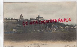 77-  PROVINS - VUE GENERALE   CARTE PRECURSEUR MME HEDELIN 12 RUE CHATEAU LANDON PARIS - Provins