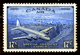 CANADA  1946  17C  AIR SPECIAL DELIVERY ACCENT GRAVE  MH - Express