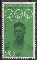 Germania 1968 Sc. B435 Rudolf Harbig Atletica Mezzofondista Bronzo Oimpiadi Berlino 1936 Nuovo MNH - Estate 1936: Berlino