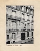 VP13.539 - Photo Sur Carte De Voeux De L' Ambassade Du Brésil à PARIS - Mme Clelia ALVES DE SOUZA - Lieux