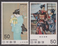 Japan SG1567-1568 1980 Modern Art 6th Issue, Mint Never Hinged - Unused Stamps