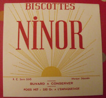 Buvard Biscottes Ninor. Vers 1950 - Biscottes