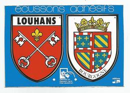 71 Saone Et Loire - Louhans Bourgogne écussons Adhésifs - Louhans