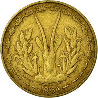 Monnaie, West African States, 10 Francs, 1964, TTB, Aluminum-Bronze, KM:1 - Ivory Coast