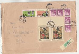 1970 CZECHOSLOVAKIA COVER Multi OSAKA EXPO , CASTLE,  ART RELIGION Stamps - Cartas & Documentos