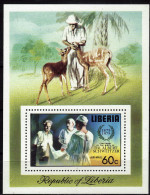 LIBERIA    BF   76  * *  Albert Schweitzer Medecine Prix Nobel Biche - Albert Schweitzer