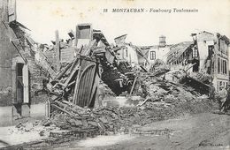 Inondations De 1930 - Les Dégâts Du Faubourg Toulousain, Montauban - Edition Bayard - Carte N° 18 Non Circulée - Floods