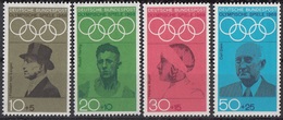 Germania 1968 Sc. B434/B437 Olimpiadi Berlino Nuovo MNH Full Set Langen Harbig Mayer Diem - Ete 1936: Berlin