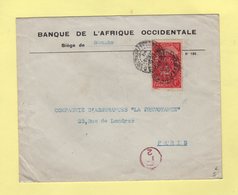 Soudan - Bamako - 23 Mars 1940 - Destination Paris - Lettres & Documents